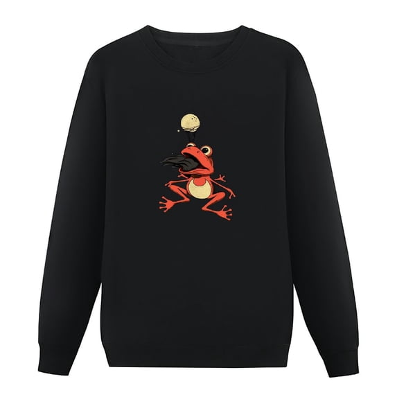 JEUXUS frog eating insects Pullover