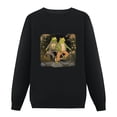 thumbnail image 1 of JEUXUS  toads on bicycle lover Pullover, 1 of 4