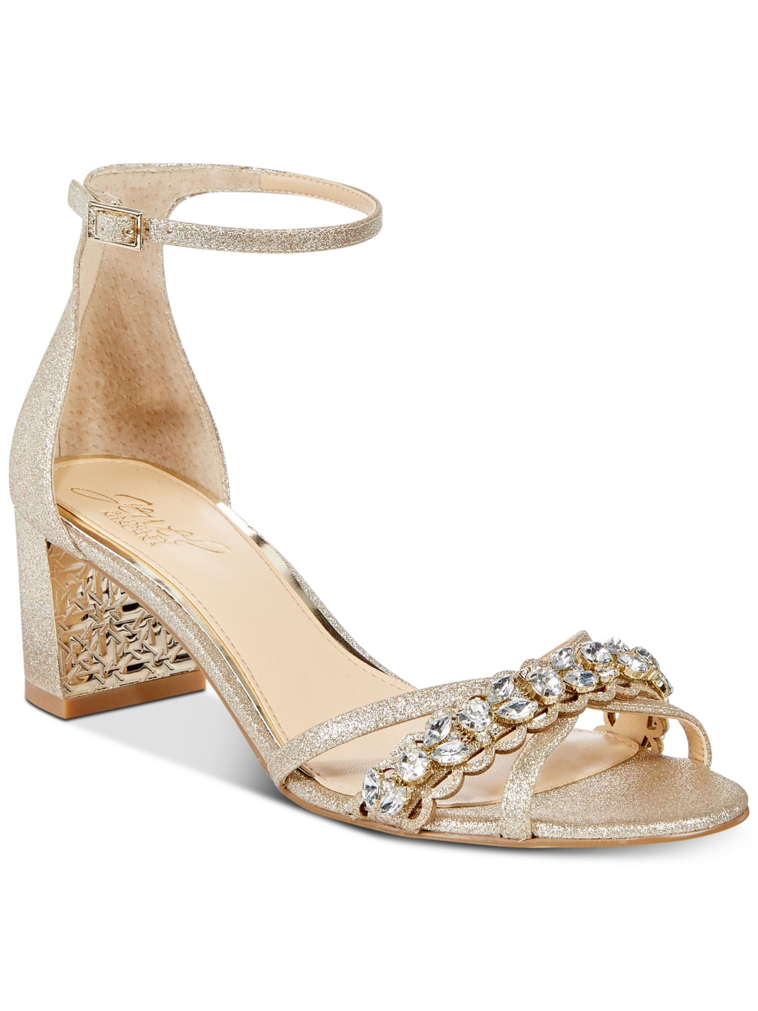 Jewel badgley mischka block heel outlet