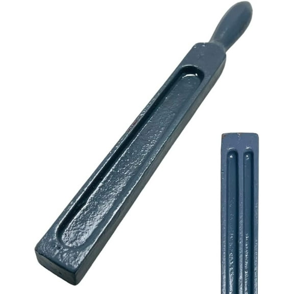 JEWEL TOOL 11" Double Sided Ingot Wire Flat Strip Mold Smelting of Non-Ferrous Metals Such as Gold, Silver, Copper, Aluminum