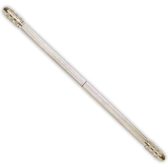 JEWEL TOOL (2 Pack) 9" Double Ended Pin Vise With Textued Body | Sturdy Steel Construction | Rust & Corrosion Resistant | Perfect for Miniatures