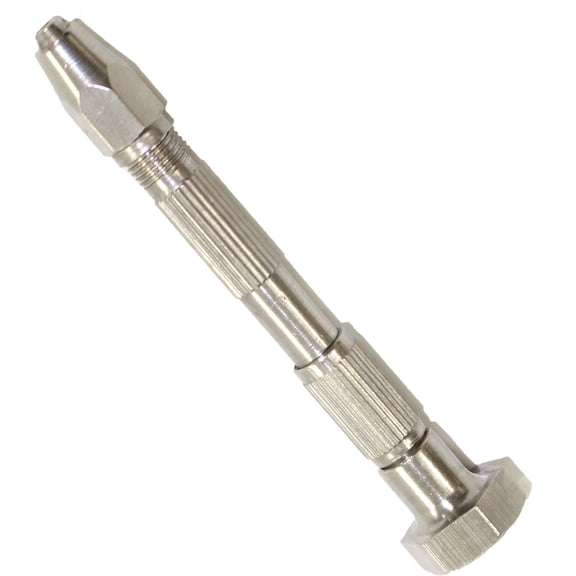JEWEL TOOL 3.5-Inch Swivel Head Pin Vise | Stainless Steel | 2 Double-ended Collets | Perfect for Jewelry Work and Drilling