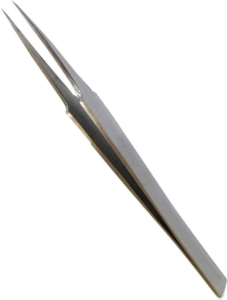 JEWEL TOOL 4-7/8" Non-Magnetic Tweezers with Sharp Points | Precision ...