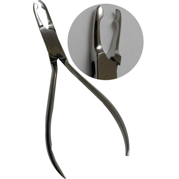 JEWEL TOOL 5" (12.7 cm) Long Fully Polished Stainless Steel Wire Bending Plier | Specially Shaped Rounded Jaws