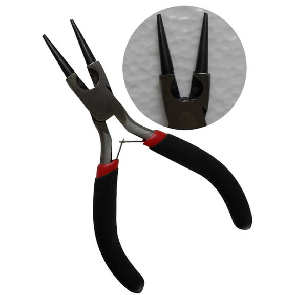 JEWEL TOOL 5" (12.7 cm) Rosary Plier | Rounded Tips & Double Spring Action | Perfect for Wire Bending & Jewelry Crafting