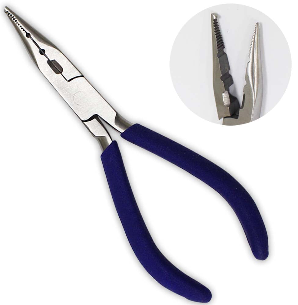 JEWEL TOOL 5.5 (13.97cm) Fishing Pliers, Hooked Jaws for Expert Handling, Stainless Steel Strength, Compact Design for Tackle Boxes, Essential  Angling Companion