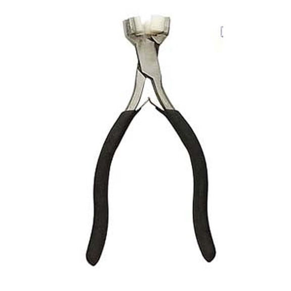 JEWEL TOOL 6.5" (16.5 cm) Stainless Steel Pliers | Nylon Head Protection | Concave & Convex Jaws | Perfect for Delicate Tasks | Ensure Damage-Free Surface | Textured Grip Handles