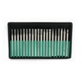 thumbnail image 1 of JEWEL TOOL Diamond Burrs Set | 1/8" (0.3 cm) Shank | 20 Unique Designs | Superior Diamond Coating | Organized Storage Box | Multi-Purpose Crafting & Repair, 1 of 3