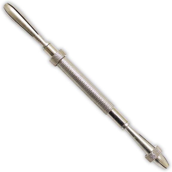JEWEL TOOL Double Ended Pin Vise | 6" (15.2 cm) All-Metal Construction | Dual Sliding Vise | Textured Grip for One-Handed Operation | Your Multifunctional Crafting Companion