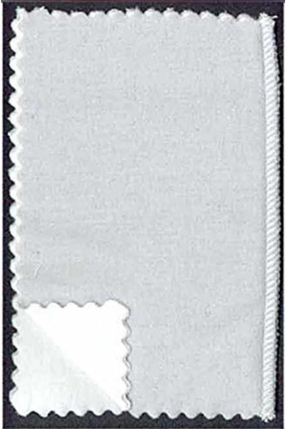 JEWELERS POLISHING CLOTH , 6"x4" gray/white
