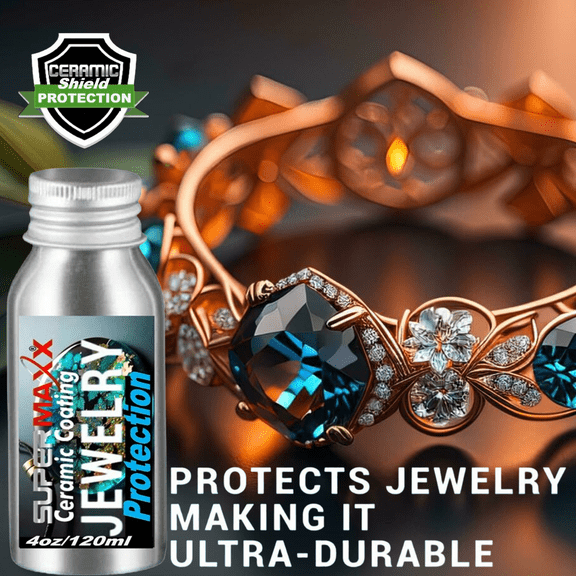 JEWELRY POLISH FOR GOLD, SILVER, COPPER, PLATINUM, EPOXY RESIN - 4 OUNCE