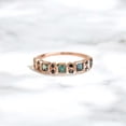 thumbnail image 1 of JEWELSBYASAILOR 3.5M Octagon Cut Alexandrite Band / Natural Black Onyx Ring / June - December Birthtsone Gift For Women / 925 Streling Silver Jewelry, 1 of 3