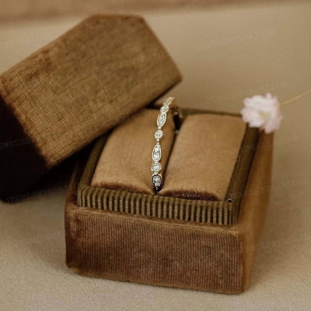 JEWELSBYASAILOR F*** off Moissanite Ring / Women's Fine Yellow Gold Plated Ring / Frustation Personalized Jewelry