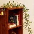 thumbnail image 1 of JEWLALO 6FT Fairy Light Vine Garland with LED Lights, Olive Branch Garlands for Fireplace, Mantel, Christmas, and Home Decorations (Eucalyptus Leaf), 1 of 7