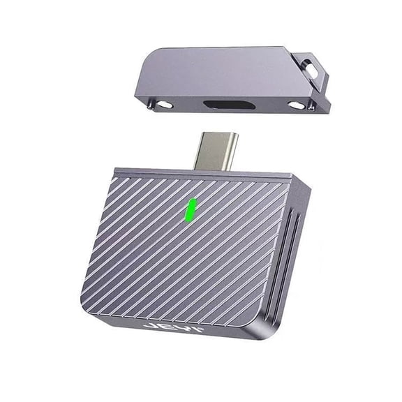 JEYI M.2 NVMe SSD Enclosure, 2230 Direct-Plug USB 3.2 Gen 2 (10Gbps) Aluminum External SSD Case with Magnetic Cover, Type-C, Tool-Free Installation