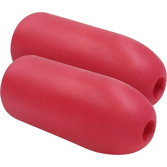 JEZERO Deep Water Fishing Floats: Great for Trail Markers, Dock Floats, Swim Buoy, Kayak Anchor Kit, Pool Buoy, Crabbing & Boats | 2 PACK - RED, 5" x 11"