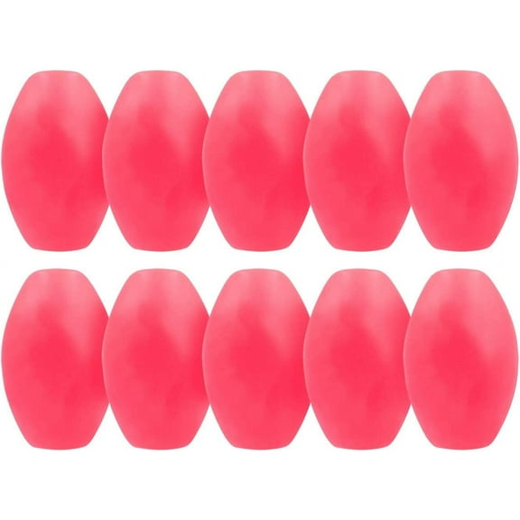 JEZERO Deep Water Fishing Floats: Great for Trail Markers, Dock Floats, Swim Buoy, Kayak Anchor Kit, Pool Buoy, Crabbing & Boats | Red, 6" x 3", 10-Pack