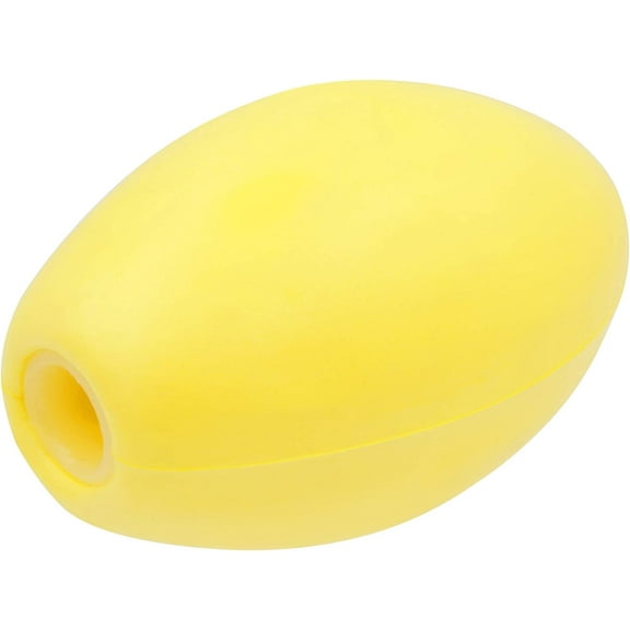 JEZERO Deep Water Fishing Floats: Great for Trail Markers, Dock Floats, Swim Buoy, Kayak Anchor Kit, Pool Buoy, Crabbing & Boats | Yelllow, 6" x 3", Single