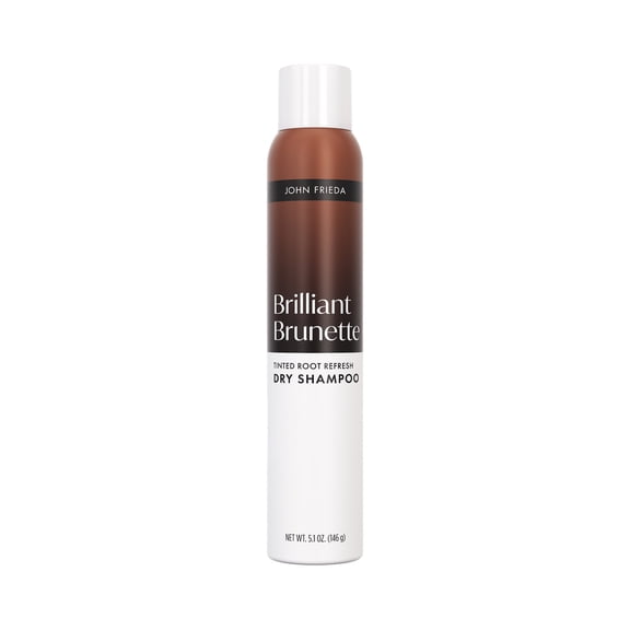 John Frieda Brilliant Brunette Tinted Root Refresh Dry Shampoo, 5.1 oz