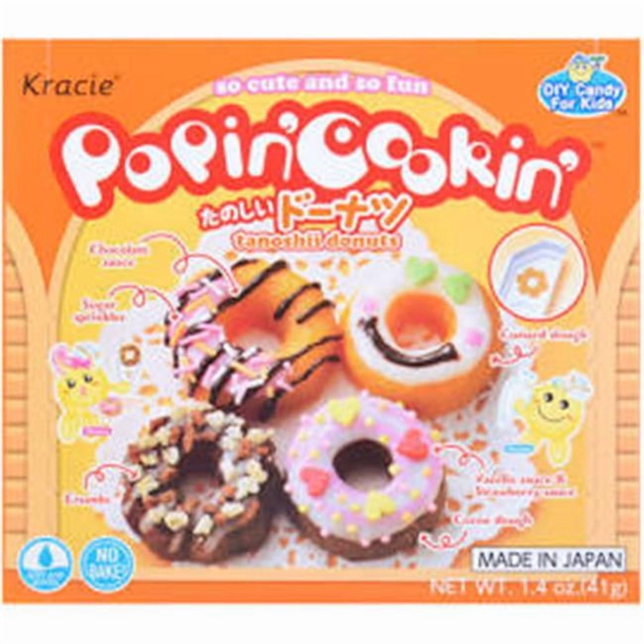JFC Kracie Popin' Cookin' Tanoshii Donuts DIY Candy Kit, 1.4 oz