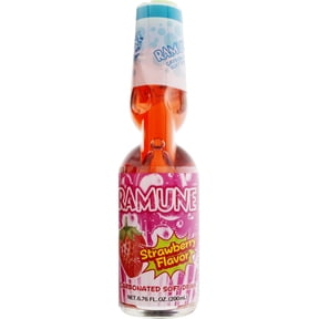 JFC Ramune Soft Drink Strawberry 12/6.76 Fz