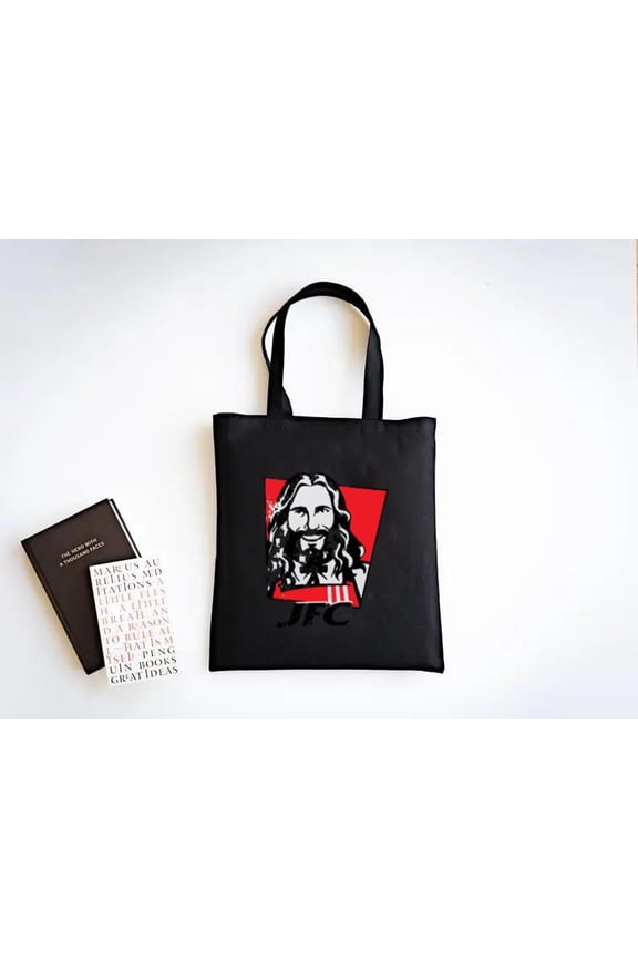 JFC Tote Bag Edgy Graphic Faith-Inspired Statement Design, a gift just for you
