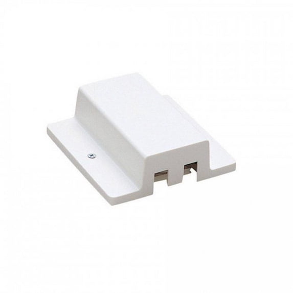 JFC-WT-WAC Lighting-Accessory-Single Circuit Floating Canopy Connector-4.63 Inches Wide by 1.38 Inches High-White Finish