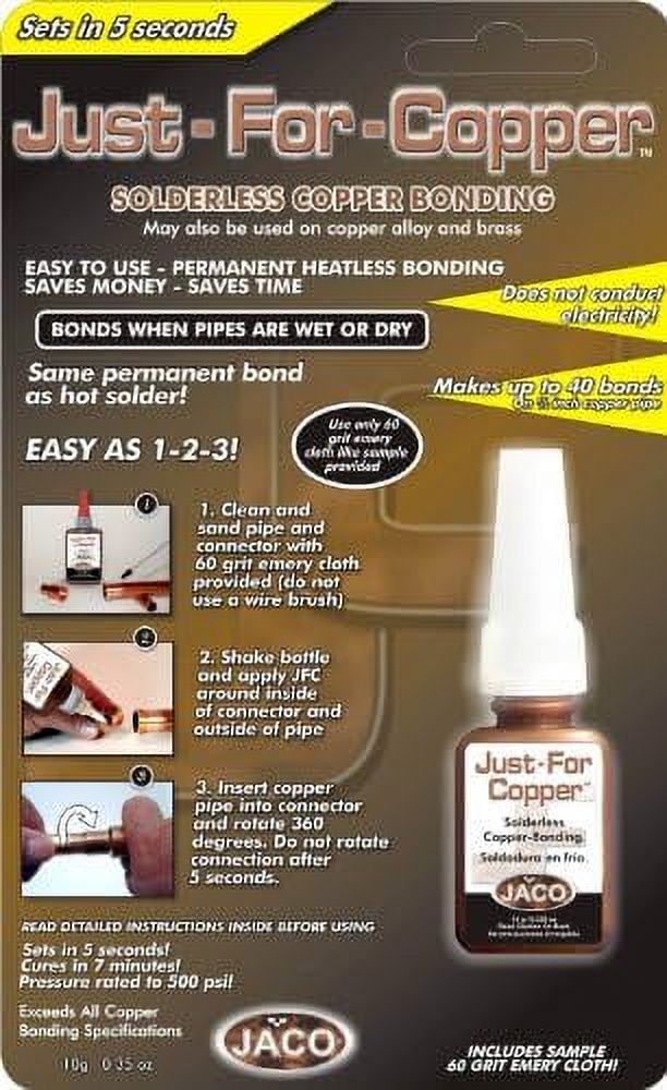 JFC010 0.35 Ounce Just For Copper Solderless Copper Bonding