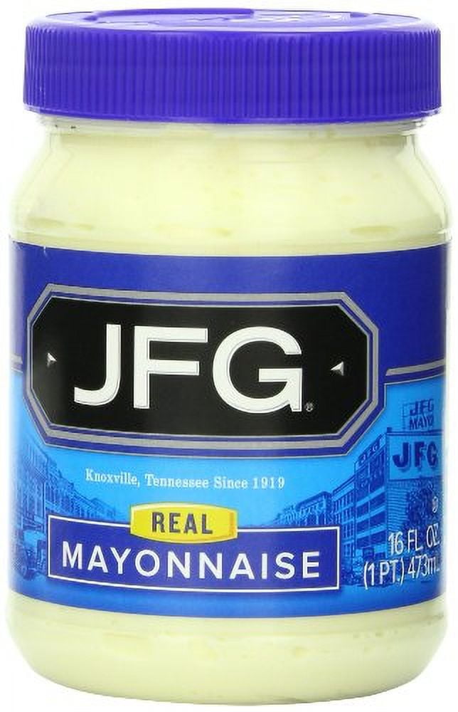 JFG Real Mayonnaise, 16 oz Plastic Jar