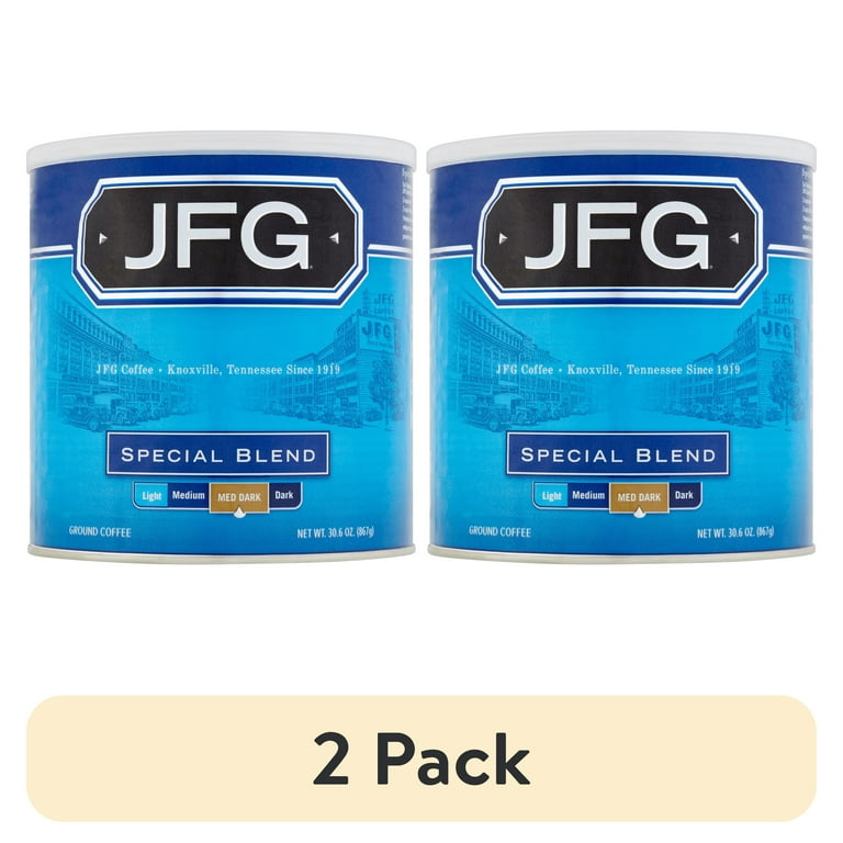 2 pack) JFG Special Blend, Medium-Dark Roast, Ground Coffee 2 pack) JFG Special Blend, Medium-Dark Roast, Ground Coffee