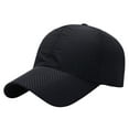 thumbnail image 1 of JFGHDG Baseball Cap Men Dad Hat Hiking Hat Trucker Hat Running Hat Boat Hat Visor Hat Sun Hat Men and Women Adjustable Dad Hats for Men Usa Hat Plain Hat Low Profile Hat Casual Black One Size, 1 of 6