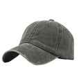 thumbnail image 1 of JFGHDG Baseball Dad Hat Vintage Washed Cotton Low Profile Embroidered Adjustable Baseball Caps Green One Size, 1 of 1