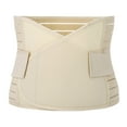 thumbnail image 1 of JFGHDG Belly Binder Postpartum Essentials for Natural and C Section Adjustable Compression Wrap After Birth Bralette ce Abdominal Band Beige One Size, 1 of 8