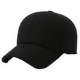 thumbnail image 1 of JFGHDG Blend Baseball Cap Unisex Warm Adjustable Dad Hat Soft Thick Casual Cap for Fall Winter Daily Outdoor Wear Black A, 1 of 5