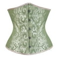 thumbnail image 1 of JFGHDG Body Corset Bustier Shapewear Gothic Corset Top Overbust Corset for Renaissance Short Corset Womens Corset Top Green 5xl, 1 of 4