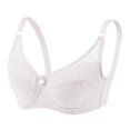 thumbnail image 1 of JFGHDG Bralettes for Women with Support Adjustable Sports Bras for Women Bras for Women Bralettes Comfy Mesh Anti Sagging Long Line Bra Compression Bra Ice Silk Padded Wirefree Push Up White 1 34, 1 of 4