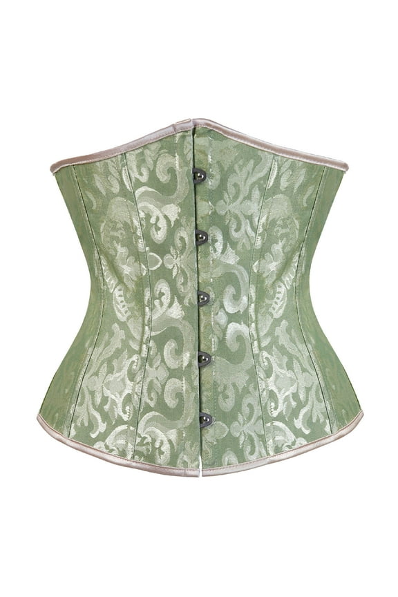 Bustier Corset Bustier Corset Cute Corset Gothic Corset Top Bustier Shapewear Western Corset Tops for Women Corset with Bra Green S