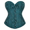 thumbnail image 1 of JFGHDG Bustier Corset Top Medieval Corset for Renaissance Waist Cincher Corset Short Corset Women's Bustiers & Corsets Corset Tank Tops for Women Blackish Green L, 1 of 7
