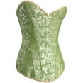 thumbnail image 1 of JFGHDG Corset Halter Top Women's Bustiers & Corsets Bustier Tops for Women Corset for Renaissance Vintage Corset Strapless Corset Top Women Corset Green L, 1 of 7
