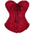 thumbnail image 1 of JFGHDG Corset Shapewear with Bra Body Corset Wedding Corset Shapewear Corset Bustier Corset Cordet Top Western Corset Tops for Women Red 3xl, 1 of 5