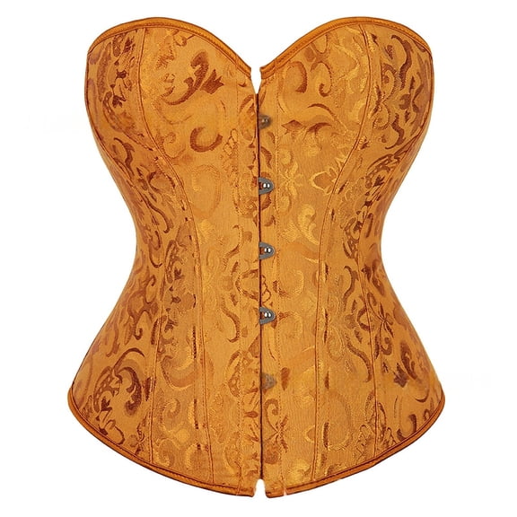 JFGHDG Corset with Straps Shapewear Corset Womens Corset Top Corset Tank Tops for Women Bustier Tops for Women Cordet Top Western Corset Tops for Women Gold 7xl
