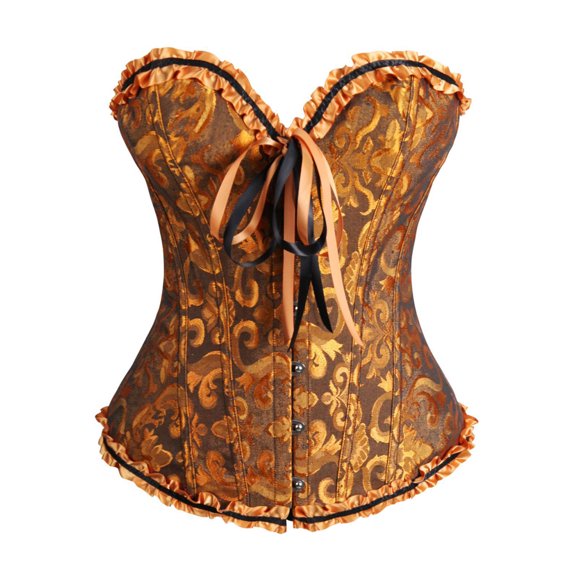 JFGHDG Cute Corset Bustier Shapewear Corset for Renaissance Shapewear Corset Bustier Corset Medieval Corset Halter Top C Xl