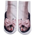 thumbnail image 1 of JFGHDG Feet Socks Personalized Low Cut Ankle Low Cut Ankle Running Yoga Socks Print Flip Novelty Flip-flop Cool Novelty Fashion Gifts Ladies Short Socks A2_e One Size, 1 of 2