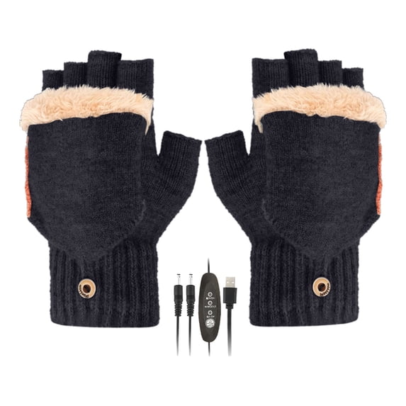 JFGHDG Fingerless Gloves with Finger Holes Fingerless Gloves Cable Knitted Fingerless Warmers Knitted Warmers for Cold Seasons Warmers for Office Scenes Stretchy Knit Gloves Black One Size
