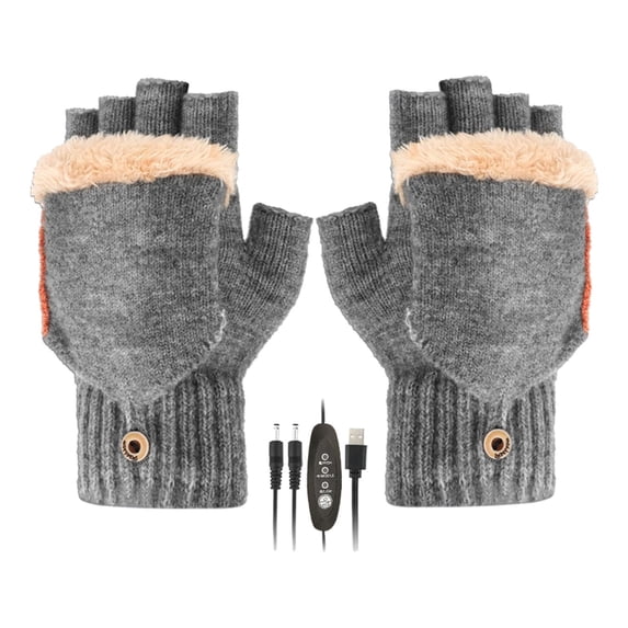 JFGHDG Fingerless Gloves for Women Typing Gloves Soft Knitted Wrist Warmers Winter Arm Warmers Stretchy Knit Gloves Thick Cozy Knitted Warmers Comfortable Casual Sleeves Mittens Gray One Size
