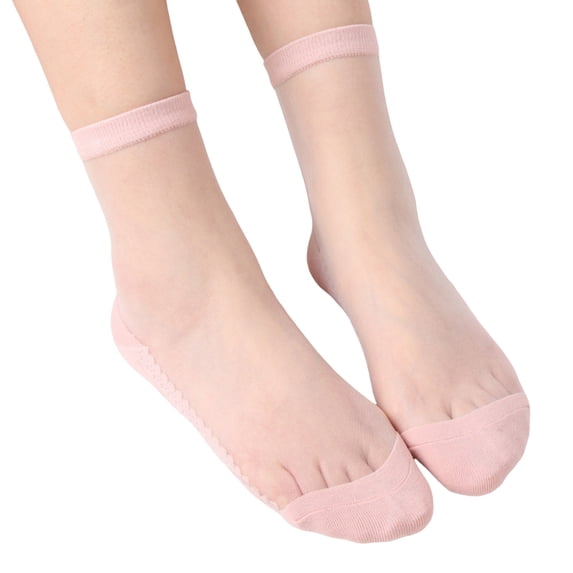 JFGHDG Fishnet Tights Short Hollow Out Fishnet Dress Socks Ultrathin Summer Fishnet Ankle Socks Hollowed Out Mesh Ankle Socks Lace Mesh Nylon Sheer Ankle Socks Micro Fishnet Sne Pink One Size