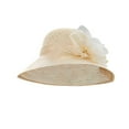 thumbnail image 1 of JFGHDG Flapper Hat,Gardening Hat,Vintage Hat,Sombrero Hats,Bucket Hats for Men,Women‘s Female And Small Holiday Spring Summer Foldable Hat Beige One Size, 1 of 4