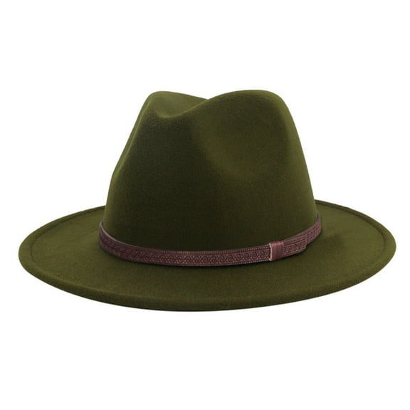 JFGHDG Formal Hats for Women,Flapper Hat,Women Church Hats,French Hat,Fedora Hats for Women,Unisex Winter Spring Festival Wedding Prom with Women Hat Belt Hat Men Baseball Caps Army Green One Size