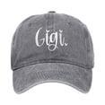 thumbnail image 1 of JFGHDG Gigi Grandma Hat for Women Stylish Washed Distressed Baseball Cap Gray A, 1 of 4