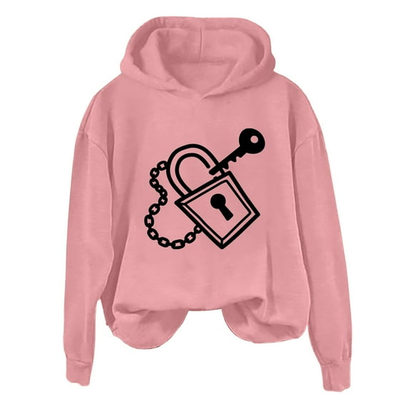 JFGHDG Halloween Hoodies for Women Halloween Sweatshirt Oversized Hoodies Long Sleeve Tops for Women Summer Sweaters for Women Lightweight Fleece Pullover Women Mock Neck Sweatshirt Pink 5xl